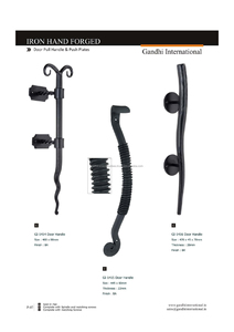 Exportador Indio de Manijas y Pomos para Puertas, Tirador Decorativo Negro Antiguo - Product Image 5