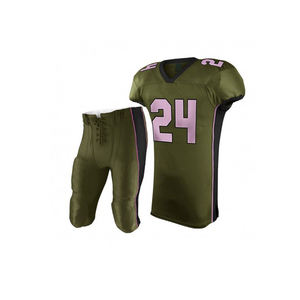 Uniforme de Fútbol Americano para Hombre – Jersey Ligero de Malla con Pantalones Deportivos a Juego - Product Image 3