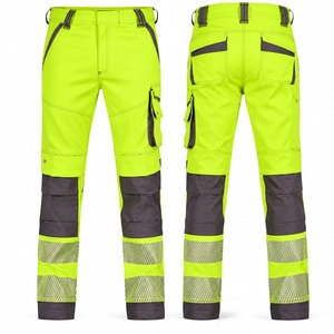 Pantalon de travail de mécanicien en gros – Léger, respirant, style urbain, plusieurs poches, taille élastique droite - Product Image 1