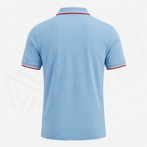 เสื้อโปโลผ้าฝ้ายเรียบแบบยูนิเซ็กซ์ ไซส์ใหญ่ แขนสั้น เสื้อผ้าผู้ชายลำลอง ชุดลำลองสีพื้น สามารถปรับแต่งสีได้ - Product Image 2