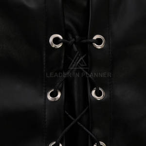 Jupe en cuir pour femme, service OEM, vente en gros, meilleure vente, personnalisable, respirante, pour usage décontracté - Product Image 5