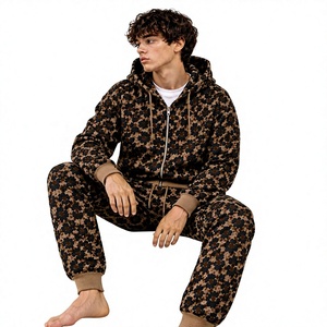 <b>Leopard</b> <b>Print</b> Zip up Hoodie Oversized Fleece Pullover Hooded <b>Sweatshirt</b> Kangaroo Pocket Front Logo Women's Streetwear - Product Image 4