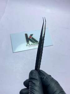 Pinza de Cejas de Calidad Premium, Acero Inoxidable Antimagnético, Punta Suave de 10 mm, Herramienta de Precisión para Extensión de Pestañas, para Uso en Salón - Product Image 6