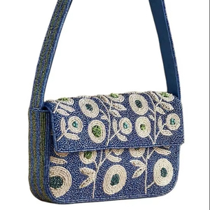 กระเป๋าถือปักลายคุณภาพสูงสำหรับผู้หญิง ประดับลูกปัดหลากสี เหมาะสำหรับงานเลี้ยงตอนเย็น ปิดด้วยซิป ขนาดใหญ่ ทันสมัย สำหรับมืออาชีพ - Product Image 1