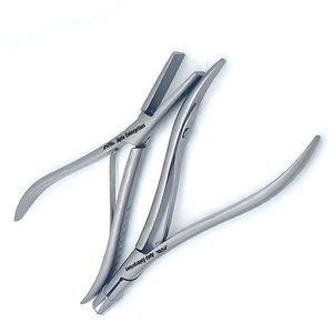 Pinzas Profesionales de Acero Inoxidable de 7 Pulgadas para Extensiones de Cabello, Dientes Planos, Ranuras Lisas, Herramienta para Extensiones de Cabello con Queratina - Product Image 3