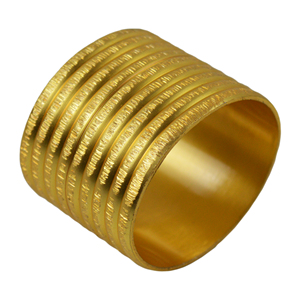 Anillo de Servilleta de Metal de Primera Calidad para Decoración de Bodas y Fiestas en Hoteles, Accesorios de Mesa, Anillo de Servilleta Redondo de Color Dorado - Product Image 3