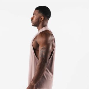 Men's Casual High Quality Sleeveless Black Tank Top Latest Design Breathable Knitted <b>Singlet</b> for Gym Use Wholesale - Product Image 2