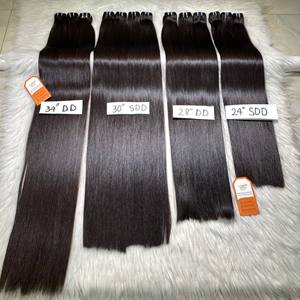 Prêt à Expédier Chaud En Gros Trame Extensions De Cheveux Remy 100% Humain De Haute Qualité Cheveux Vierge Vietnamien Cuticule Aligné Brut - Product Image 5