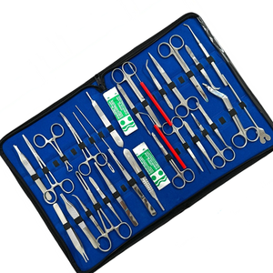 Kit de Instrumentos de Cirugía Menor de Campo Estadounidense de 71 Piezas, Pinzas, Tijeras, Herramientas Quirúrgicas de Acero Inoxidable, ProSetMax Pro Clinical Set - Product Image 3