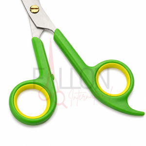 Tijeras de Entresacar con Mango Verde, Acero Inoxidable, Profesionales, para Texturizar, para Diestros, Hoja Larga - Product Image 4