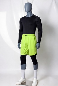 Nouveaux shorts de bain Awrah personnalisés avec logo, taille élastique, respirants, 100% polyester, imperméables, séchage rapide, couvrant les genoux, pour hommes - Product Image 6