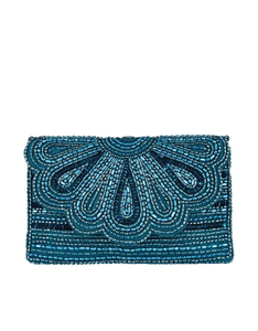 Bolsos de mano de diseño indio bohemio hechos a mano con cuentas multicolor para mujer, elegantes bolsos de hombro boho para la noche, compras y fiestas. - Product Image 5
