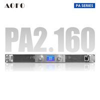 Amplificateur de puissance numérique 1600W avec écran LCD, professionnel, haute puissance, 2 canaux, XLR, audio haute résolution, pour DJ, enceintes PA, caissons de basses, spectacles en direct