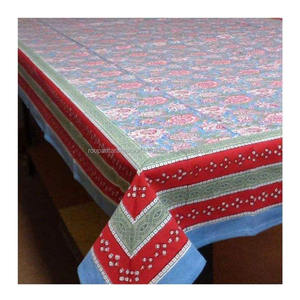 ผ้าปูโต๊ะงานแต่งงานสีขาวพาสเทลลายดอกไม้ ทำมืออย่างสวยงาม ผ้าฝ้าย ไม่ยับ เป็นมิตรกับสิ่งแวดล้อม กำลังเป็นที่นิยมสำหรับงานเลี้ยงต้อนรับและงานอีเว้นท์ต่างๆ - Product Image 1