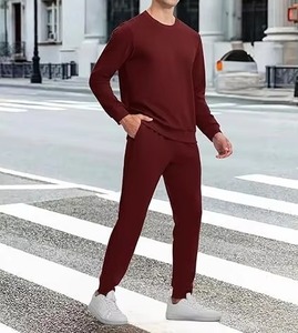 Conjunto Deportivo de Algodón Puro con Logotipo Personalizado Alolab para Hombre, Cintura Elástica, Estampado Sólido, Ecológico, para Otoño - Product Image 5