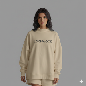 Sudaderas de Forro Polar para Mujer, Nueva Llegada, Bordado Personalizado de Alta Calidad, Sudadera Holgada con Cuello Redondo, Talla Grande - Product Image 2