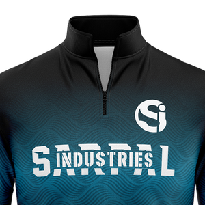 Sudadera de cuello alto para hombre, jersey con media cremallera, sudadera de manga larga con cremallera 1/4 para hombre - Product Image 4