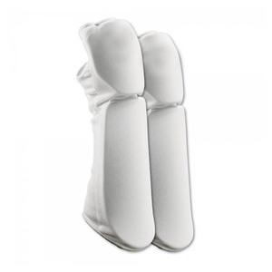 White Cotton Arm Sleeves Breathable All Seasons Boxing Training Protective Gear Comfortable - Product Image 1