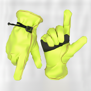 Gants de travail de sécurité très vendus, gants de travail industriels en cuir enduit, gants de travail de sécurité - Product Image 5