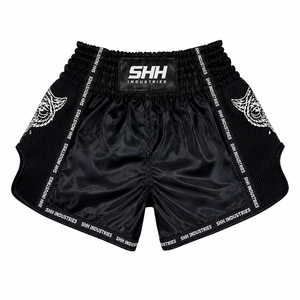 SHH Custom Muay Thai Shorts Men Boxing Kickboxing Fight Shorts Satin Training Wear Custom Logo OEM ODM Wholesale Sportswear - Product Image 2