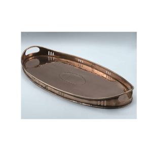 Meilleur plateau de service en métal fait main élégant pour les mariages, les hôtels, les restaurants, la décoration de la maison, pour servir les aliments - Product Image 6