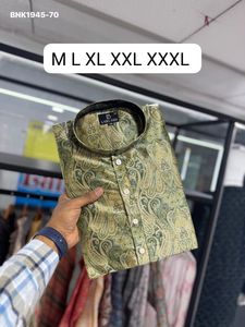 Kurta de Seda Suave de Alta Calidad con Estampado Digital, Colección de Pijamas de Algodón, Proveedor y Exportador Mundial - Product Image 3