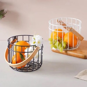 Premium Stainless Steel Metal Fruit <b>Basket</b> Modern Wire Fruit Bowl for Kitchen Countertop Dining Table Storage Organizer Home - Product Image 2