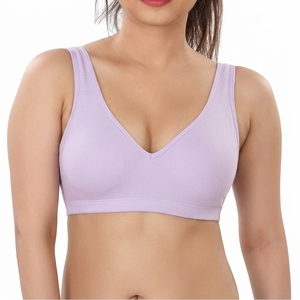 Soutien-gorge de sport sans couture personnalisé pour femme, rembourré, haute élasticité, pour yoga, gym, fitness, entraînement, vêtements de sport, fournisseur de marque privée - Product Image 5