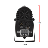 Projecteur LED SHEHDS Mini 10W RGBW avec contrôle DMX pour la décoration de mariage, de fête, d'événement, DJ