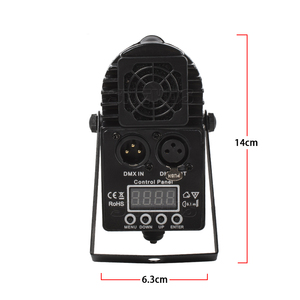 SHEHDS LED Beam <b>Spotlight</b> Mini 10W RGBW with DMX Control for Wedding Party Event Decoration DJ - Product Image 6