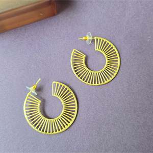 18K <b>Solid</b> <b>Gold</b> <b>Huggie</b> Hoop Earrings with Pearl and Diamond Accents - Product Image 2