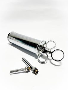 Jeringa Veterinaria Premium de Doble Boquilla con Mango de Tres Anillos de Acero Inoxidable, Logotipo Personalizado OEM - Product Image 2