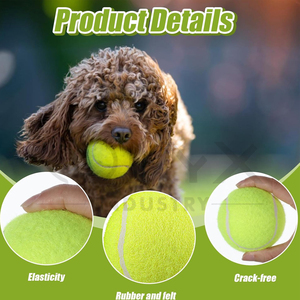 Balles de tennis en caoutchouc haute élasticité, durables, directement de l'usine, pour l'entraînement et la compétition professionnelle. - Product Image 2