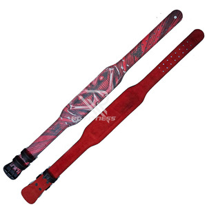 Cinturón de Cuero para Levantamiento de Pesas, Cinturón de Entrenamiento de Alta Resistencia para Gimnasio, para Ejercicios de Fuerza, Sentadillas, Peso Muerto y Entrenamiento Físico - Product Image 4