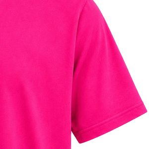เสื้อยืดสีชมพูสด คอตตอน คอกลม แขนสั้น ยูนิเซ็กส์ แฟชั่นลำลอง สวมใส่สบายทุกวัน เนื้อผ้านุ่ม คลาสสิก - Product Image 3