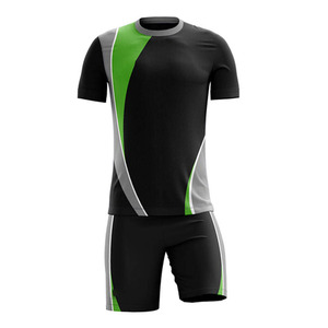 <b>Soccer</b> Uniform Latest High Quality Customized Unisex Football Uniform 100% Polyester Digital Printed Short Sleeve Wholesale - Product Image 1