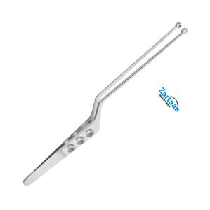 Pinzas para tumores Yasargil, mandíbula plana, dentadas, 5 mm, 22 cm, fabricante y exportador de instrumentos quirúrgicos - Product Image 4