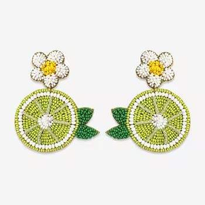 Pendientes colgantes con diseño de helado, el mejor diseño nuevo con bordado festivo y cuentas de semillas, joyería navideña de MULTI CRAFT - Product Image 3