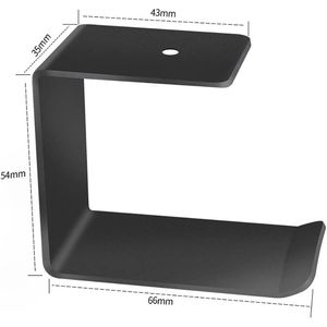Gancio per Cuffie da Scrivania in Alluminio Dorato con Nastro Adesivo VHB, Capacità 5 Libbre - Accessori per Cuffie - Product Image 4