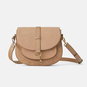 Sacs à bandoulière pour femmes, mode, fermeture éclair simple, élégants, légers, compacts, durables, en cuir véritable - Product Image 2