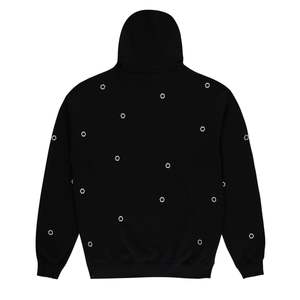 Sudadera con capucha extragrande personalizable para hombre con cremallera, acabado con ojales, tejido polar de algodón, talla grande de invierno, con ojales metálicos - Product Image 4