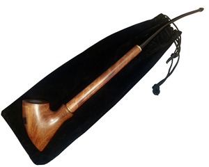 Pipa de fumar de madera hecha a mano, pipa de tabaco clásica de madera natural, artículo decorativo hecho a mano para regalo de AALIYAN IMPEX - Product Image 1
