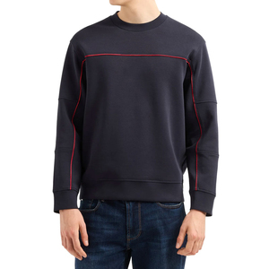 Nouveau design, vente en gros, sweat-shirts d'hiver personnalisés pour hommes grandes tailles, qualité supérieure, thermiques, manches longues, respirants, 100% uni - Product Image 1