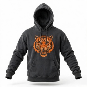 Sudadera con capucha personalizada para hombre al por mayor, 100% algodón, informal, de corte regular, transpirable y de secado rápido, de BD - Product Image 1