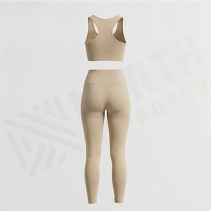 Conjunto de Yoga para Mujer de Alta Calidad, Venta Directa de Fábrica, Ropa Deportiva sin Costuras para Ejercicio y Fitness - Product Image 2