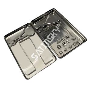 Juego de 8 instrumentos quirúrgicos para implantes dentales, fuente de alimentación Manual, abrazaderas para molares superiores, abrazadera de presa de goma restauradora Dental - Product Image 4