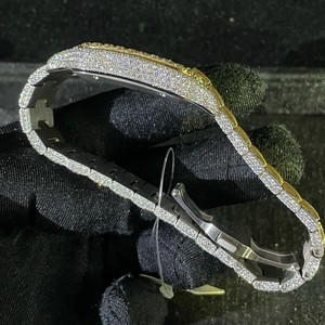 Reloj de pulsera personalizado hecho a mano, joyería de belleza artística, unisex, clásico, estilo hip hop, automático, mecánico, ETA, acero inoxidable, cristal de zafiro, 44 mm - Product Image 3