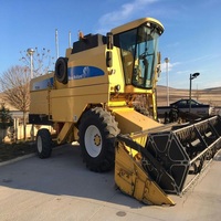 Moissonneuse-batteuse agricole semi-automatique pour riz et ail, moteur diesel, haute productivité