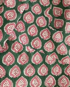 Cotton Floral Block Printed <b>Kimono</b> For <b>Woman</b> Soft Relaxed Robe Ideal For Sleep Wear And Home Relaxation - Product Image 3