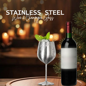 Gobelets à vin classiques en acier inoxydable incassable, modernes et durables, de 301 à 400 ml, portables, pour cocktails, vente en gros - Product Image 5